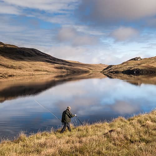 Loch trout fishing